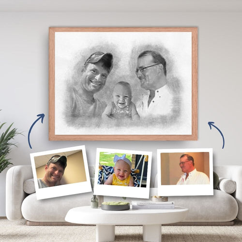 A Heartfelt Family Reunion Through Art: Capturing Moments, Memories, and Love