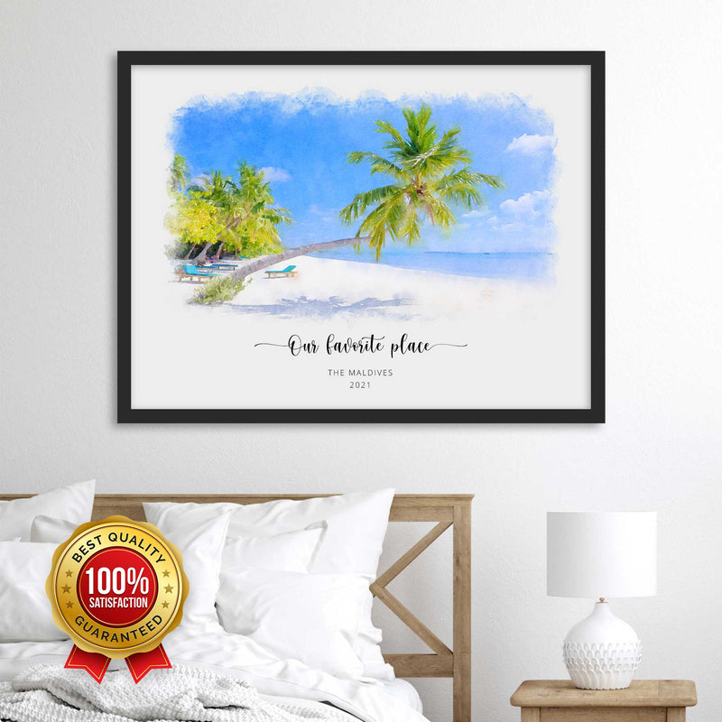 Custom Favorite Place Portrait